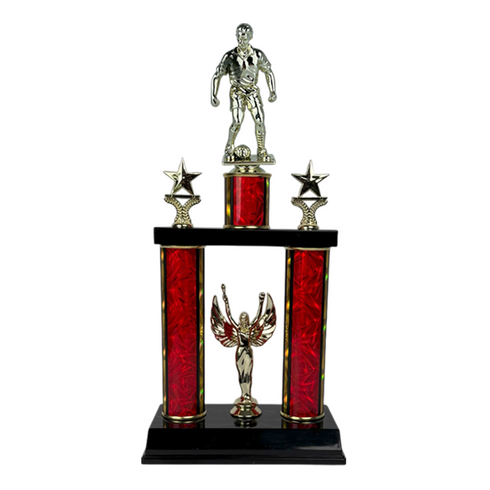 Trofeo de Tubo con Figura Serie 50 de Futbol